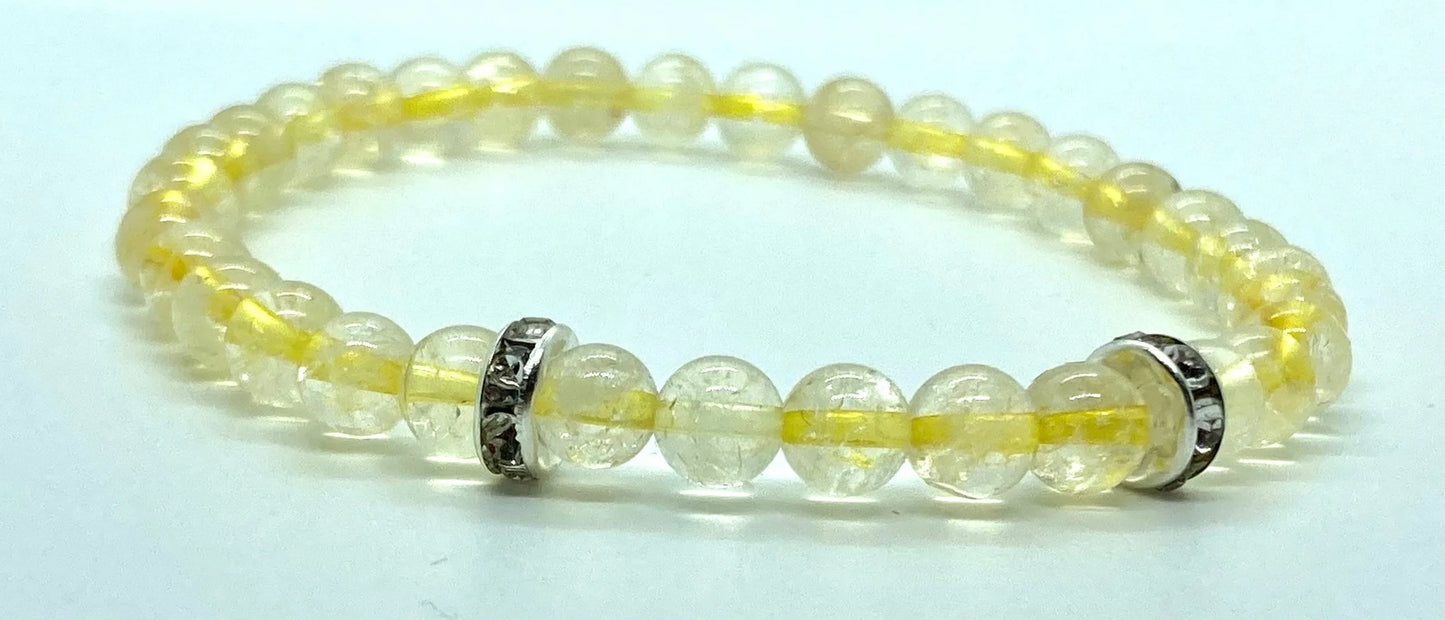 Citrine 6mm bracelet
