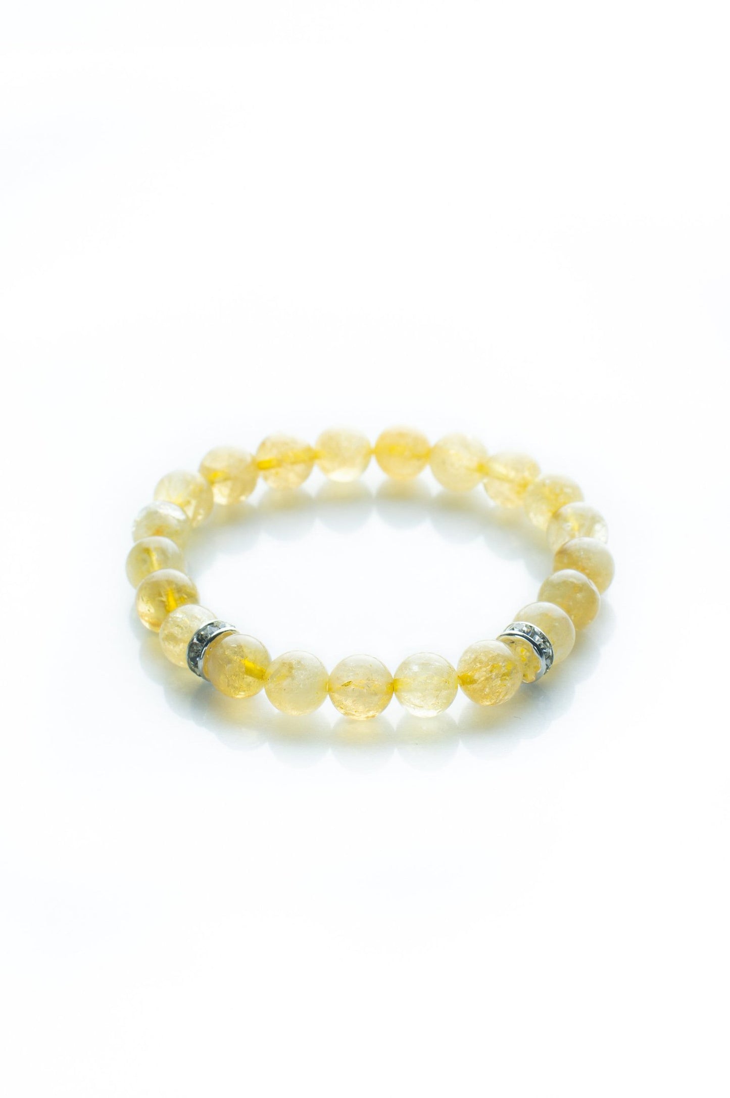 Natural Citrine 8mm bead bracelet
