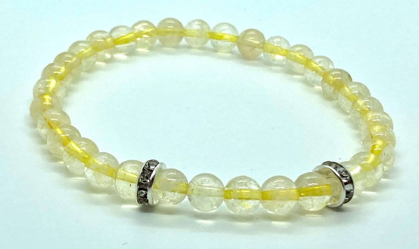 Citrine 6mm bracelet